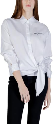 Karl Lagerfeld Jeans Damen Tied Blouse
