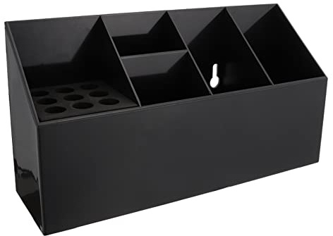 TOPPERFUN Friseurscherenbox Aus Abs-Material Für Schere Und Kämmen Kompakter Aufbewahrungshalter Für Friseurwerkzeuge Saubere Lagerung Im Salon Oder Zuhause