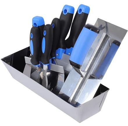 Yctze Ensemble de Spatules pour Cloisons Sèches, Pelle à Grattoir en Acier Inoxydable, Truelle à Plâtre, Poêle à Boue de 14 Pouces, Idéale pour le Collage Mural, l'épandage, la Peinture et les