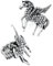 brüniert Silber Pegasus Pferd Kristall Fashion Ring