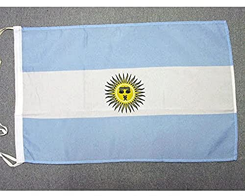 AZ FLAG Bandera de Argentina 45x30cm - BANDERINA Argentina 30 x 45 cm cordeles