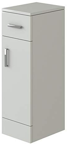 VeeBath NCSW300 Linx Free Standing Bathroom Cabinet Vanity Storage Cupboard Furniture Unit-250 x 300mm, White