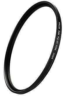 SIRUI SUUV77A 77 mm Aluminium Ultra Slim S-Pro Nano MC UV-Schutzfilter für Kameralinsen, schwarz, wasserdicht und Kratzfest, ideal für professionelle Outdoor-Fotografie