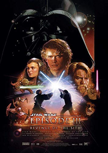 My Little Poster Post 3 Star Wars Revenge OIF Plakatwandkunst Sith Film