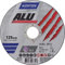 Norton Disque à tronçonner en aluminium droit 125 x 1,6 mm