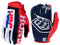 Handschuhe Motocross Enduro MTB Trial Schwarz/weiß/rot (XL)