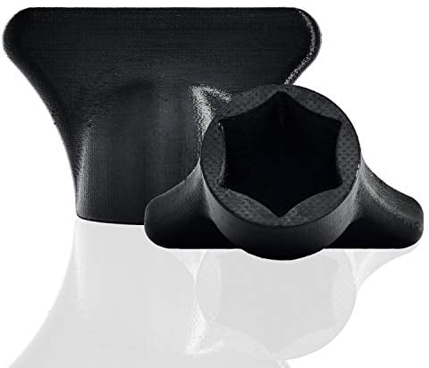 Mix-Slider ® Teiglöser Teigblume für Thermomix, Zubehör für Vorwerk Küchenmaschine TM5 + TM6 3D gedruckt Made in Germany (Schwarz)