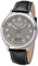 REGENT Herren Funkuhr Titan Analog-Digital mit Lederband 1501565