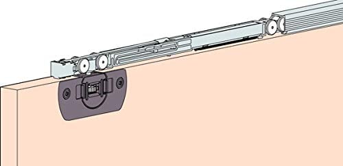 Hawa Clipo 16 Dämpfungssystem (Schiebetürbeschlag), Türdämpfer für 2 Schiebetüren bis 16kg