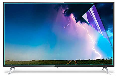 WSHA Película Protectora de Pantalla de TV 32-40 Pulgadas Anti-Blue Light Anti-Reflection Anti-Glare Anti Scratch Filter Pet Film para LCD/LED/OLED & QLED 4K HDTV,40inch