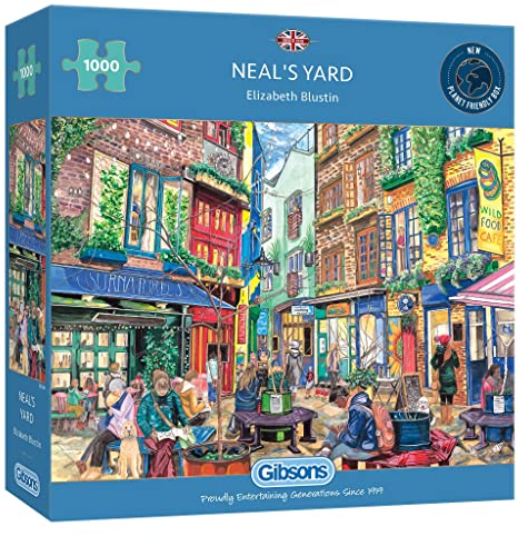 Neal's Yard | 1000 Piece Jigsaw Puzzle | London | Sustainable Puzzle for Adults | Premium 100% Recycled Board | Great Gift | Gibsons Games