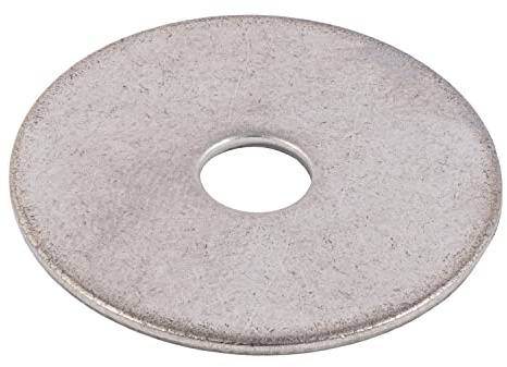 Makers Bolt 3/8 Stainless Fender Washer (25 Pack), 1-1/2 Outside Diameter, 18-8 (304) Stainless Steel by