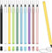 OSDUE Ewiger Bleistift - 10 Stück Tintenloser Infinity Pencil mit 10 Radiergummi zum Schreiben und Zeichnen