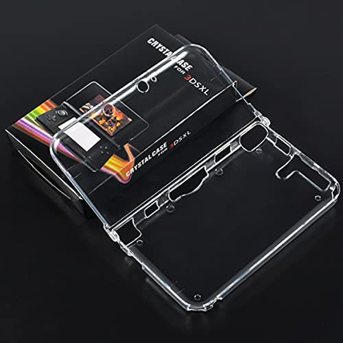 3DS XL Case - Carcasa rígida transparente para Nintendo 3DS XL LL - [Nuevo diseño de bisagra modificado]