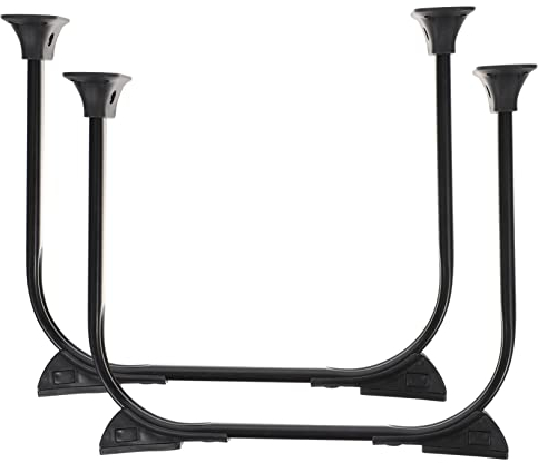 DOITOOL 2st Klappständer Stuhlbeine Beine Für Laptop-bettständer Bett Laptop Schreibtisch Beine Nachttischbeine Couchtisch Bein Faltbare Haarnadelbeine Tischgestell Möbel Metall