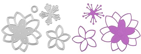 Stanzenshop Stanzschablone Seerose, Pflanzen, Natur, Blätter, Stanzformen, Schablonen, Scrapbooking, Kartenherstellung, DIY, Prägeschablonen, Papierkarten, Cutting Dies