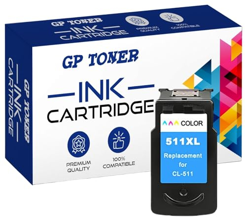 XL DRUCKER PATRONE für Canon PG510 CL-511 PIXMA MX340 MX350 MX410 MX360 MX420 Multicolore