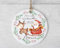 Lolleby´s Kindertraumland Weihnachtsanhänger personalisiert, Mein/UNSER erstes Weihnachten, Weihnachtsmann, Anhänger MDF, Christbaumschmuck, Weihnachtskugel