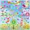 Lets Joy 9 Stück Fensteraufkleber Frühling, Bunt Schmetterlinge Fensteraufkleber, Fensterbilder Frühling Selbstklebend, Bunt Frühling Fensteraufkleber, Fensterbilder Kinder DIY Fensterdeko