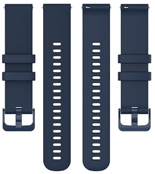 Bracelet Compatible avec Les Montres intelligentes avec Une Largeur d'entre-Corne de 16 mm, Bracelet en Silicone 16 mm, Bracelet de Montre 16 mm, Bracelet en Silicone de Remplacement