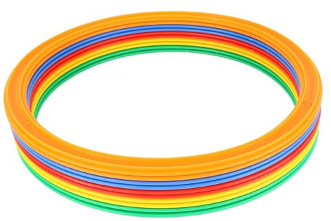Kinder-Sport-Speed-Ring-Set, 10 Ringe, 10 Schnallen, Erhöhte Beweglichkeit, Outdoor-Ringe, Spielzeug, M, 28 cm