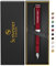 Scriveiner Personalisierter Luxus-EDC-Füllfederhalter (Medium), Umwerfender mattroter Taschenfüller, verchromt, Schmidt German Nib, Bestes graviertes Füllfederhalter-Geschenkset, Namensgravur