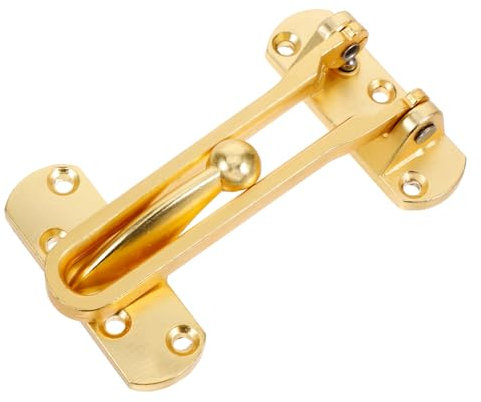 WATIIFUFU Serratura Di Rinforzo Per Porta Serratura Di Sicurezza Per Porta Domestica in Metallo Robusto Facile Da Installare e Usare Blocco Anti-children Adatto Per Porte Interne Ed Esterne