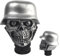 Sionhiuo Totenkopf Schaltknauf, Skull Schaltknäufe, Individueller Totenkopf Schalthebel, Totenkopf Auto Schalthebel, Einzigartiger Schaltknauf, Teufelskopf Form, Auto Stick Schaltknauf Passform
