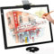 Leuchttisch A3, Diamond Painting Leuchttisch mit Oberer Magnetclip, 6 Helligkeitsdimmen,für Designen, Zeichnung, Diamond Painting, Skizzieren,Röntgenbetrachtung (A)