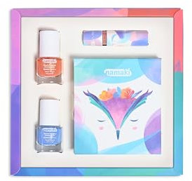 Make-up-Set für Kinder – Lidschatten-Palette, Nagellack auf Wasserbasis & Gloss Glitter Namaki
