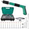 Cloueur Beton, Cloueuse Pneumatique, Cloueuse Rivet Gun, Cloueuse Air Comprimé, Pistolet a Clou Beton, Nail Gun avec 50 Clous Ronds, Cloueur a Gaz - Utilisé pour L'acier et le Béton