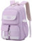 Amythe Rucksack Teenager, Schulrucksack Mädchen mit Vielen Fächern, Schulranzen für Schüler der 3. bis 5. Klasse, Mittel und Oberstufe, Nylon Tagesrucksack für Reisen Freizeit, Lila