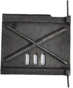 SEZAM 15 x 17 cm - Porte de four en fonte - Porte de four en faïence - Porte de révision