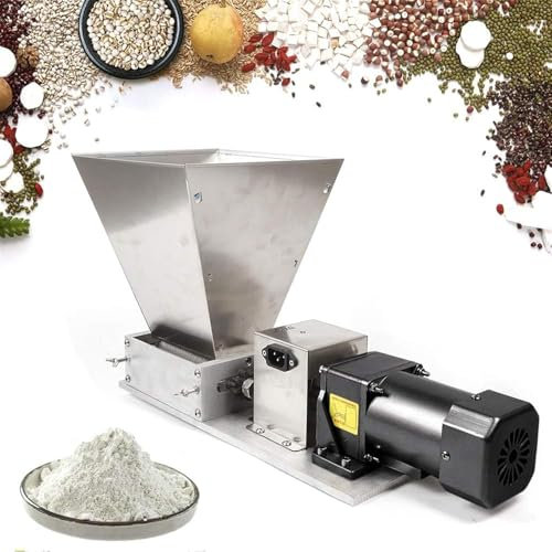 SAYEYBU Pellet Mill, Barley Grinder, Food Pellet Maker, Dry Cereals Grain Mill, Coffee Wheat Rice Corn Crusher, Electric Animal Feed Pellet Machine,Silver