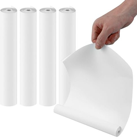4 Rouleaux Papier Thermique A4,Papier Thermique 210mm x 30mmx8.7m,Papier Imprimante thermique A4,pour papier d'impression d'erreur, Site web de fichiers Impression photo