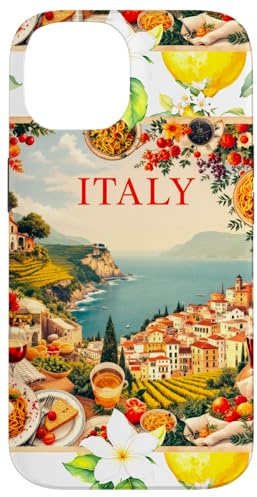 Italien Italienisch Urlaub Sommer Zitrone Kunst Hülle für iPhone 14