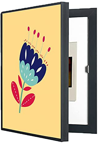 Decorazione per Scatola contatore, Copertura per cassaforte da Muro, Quadro Elettrico, Copertura Moderna, Interruttore Elettrico Creativo, Pittura murale appesa, nascondi Quadri (50 x 60 cm)