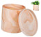 BESPORTBLE Pot de Fleurs de poterie Rouge et Blanc Pot en Terre Cuite Bol de Jardin Pots de Jardin et marmite avec Soucoupe planteur de Plantes Grasses Casserole poterie Rouge et Blanche