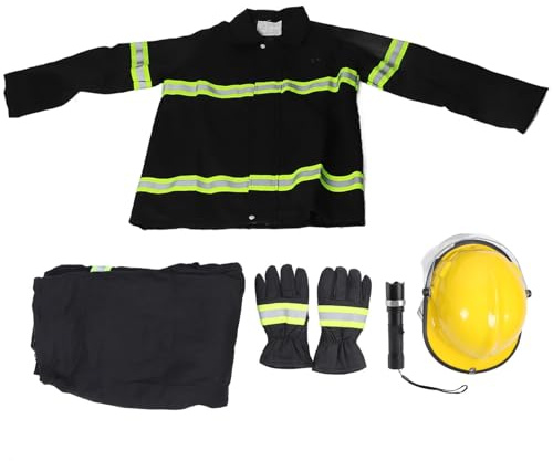 Marhynchus Flammhemmender Anzug FR Hi-Vis-Overall, Feuerbeständige Arbeitskleidung mit Reflektierendem Band für Gefährliche Umgebungen -20℃ Bis 200℃