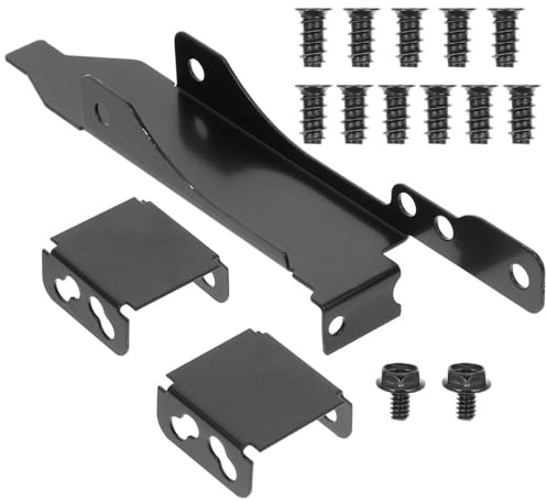 ABOOFAN Pci Slot Bracket Fan Mount Rack for Computer with Dual Fan Holder, Iron Material, Black Colour, Improves Heat Dissipation and Offers Rust and Corrosion Resistance for DIY Computer