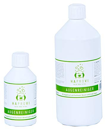HAPROVI Augenreiniger für Hunde und Katzen mit Augentrost (Euphrasia) 250 ml