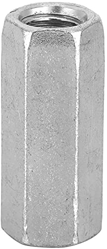 Fafeicy 10 piezas M8 Tuerca de varilla larga Tuerca hexagonal hexagonal Tuercas de sujeción de acero galvanizado(M8*30), Tuerca