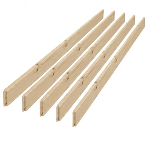 Pack de 5 plinthes Sapin Massif Bord Rond 2050 x 110 x 9 mm - PEFC 70%.