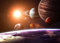 FOTOTAPETENDRUCK Wandtapete Vlies 50 cm x 350 cm (2548A) - Planeten Weltall Sterne Astronaut Universum Erde Planet - Inkl. Kleister - Modernes Motiv - Tapete Panorama Poster XXL - Dunkel