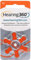 120 Pile Modello 13 Arancione (PR48) - 20 Confezioni da 6 Batterie per Apparecchi Acustici 1,45V - Pile Acustiche Rayovac Varta Extra