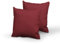 Pizuna Luxuriöser Soft-Satin 2er Pack Kissenbezug 80x80 cm Rio-Rot, 400 Fadenzahl Baumwolle Quadratisch Kissenbezüge, 100% Langstapel Baumwolle Kissenbezug (Rio-Rot 80x80 cm)