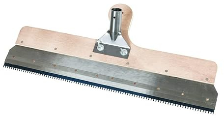 Raspador de cemento Herramienta autonivelante Ligero Fácil de limpiar Rastrillo de engranajes Herramientas de construcción para pintura de suelos epoxi
