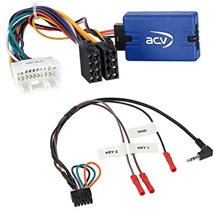 Lenkradfernbedienung Adapter Interface LFB Multi-Anschluss passend für Honda Jazz II 2005-2008 kompatibel mit verschiedenen Autoradios