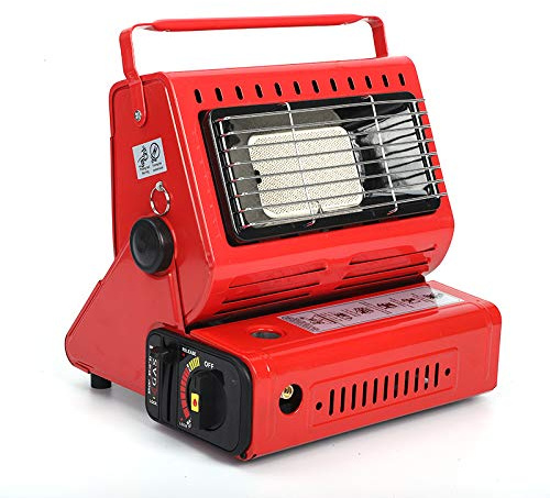 Ocio portátil 2 en 1 estufa de gas cocina y calentador sistema 1.3kw camping carpa pesca ajuste 220g y 450g butano latas