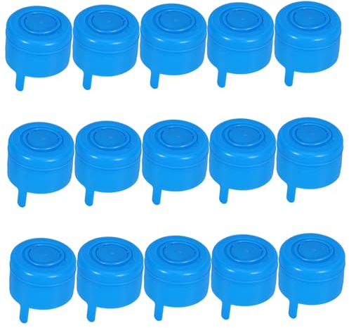 Toddmomy 25 tapas de repuesto para jarra de agua, prácticas tapas de botella de sellado para dispensador de agua, botella de agua de 19 litros, tapa de repuesto para hacer portátil